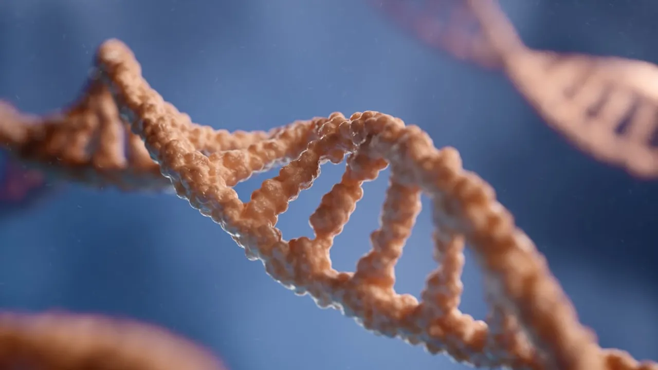 a close up of a single strand of food