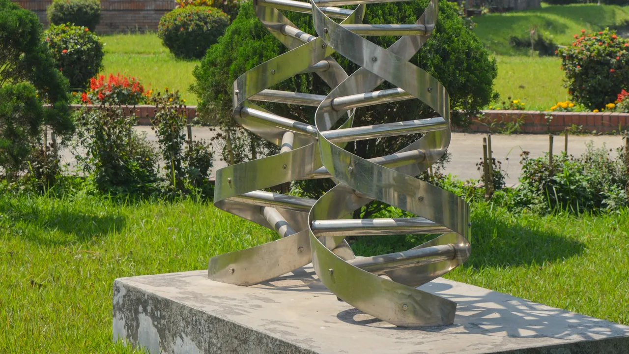 DNA Helix (Sculpture) at National Institute of Biotechnology