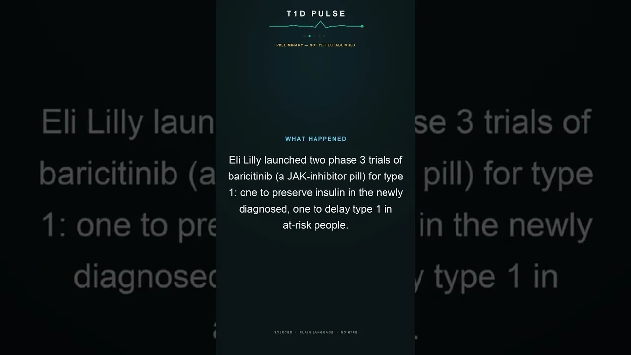 Video still from T1D Pulse: Arthritis Medication Enters Late-Stage Testing to Slow Type 1 Diabetes