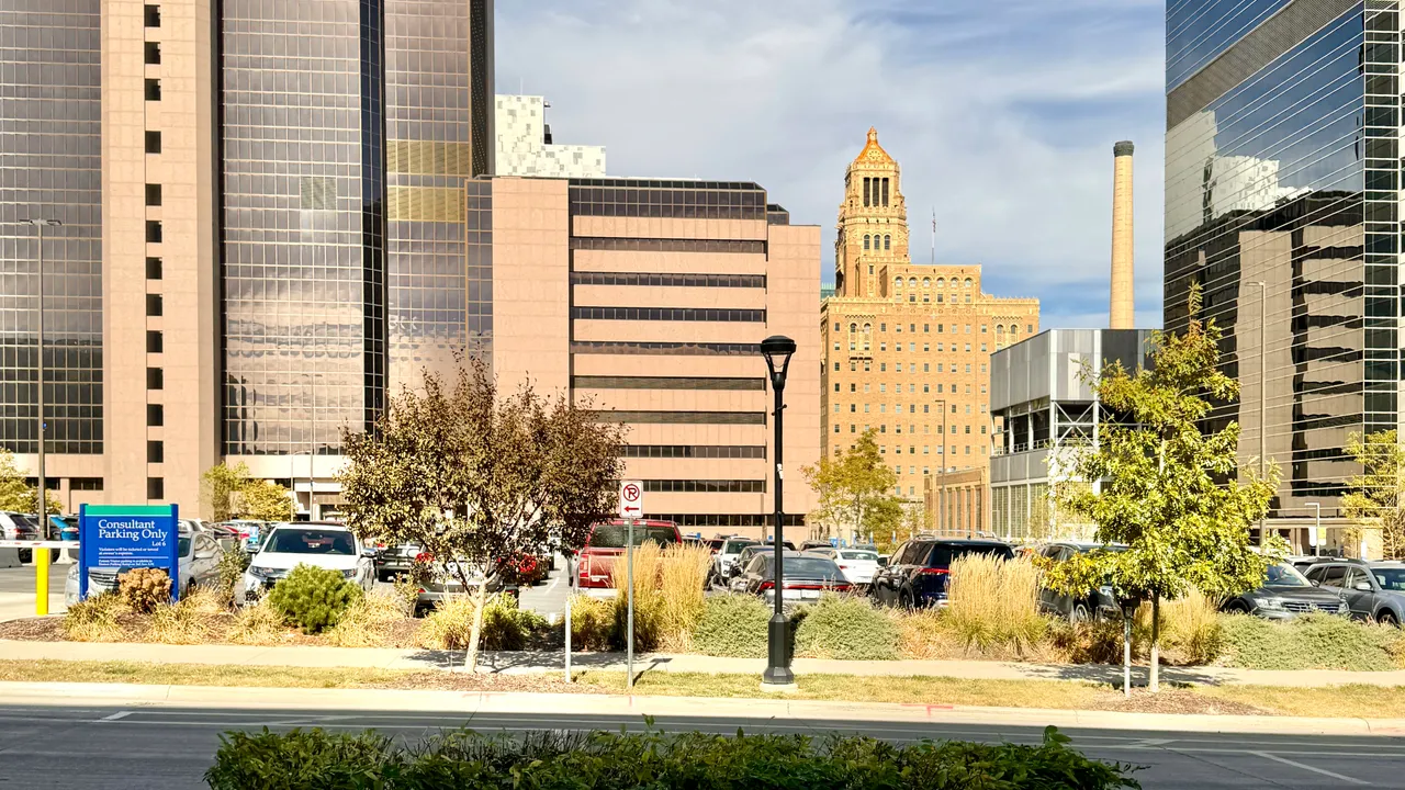 Mayo Clinic from 2nd Avenue SW and 4th Street SW, Rochester, MN