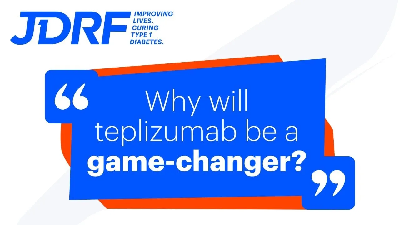 Video still from YouTube community video: Teplizumab: The First Disease-Modifying Therapy for Type 1 Diabetes