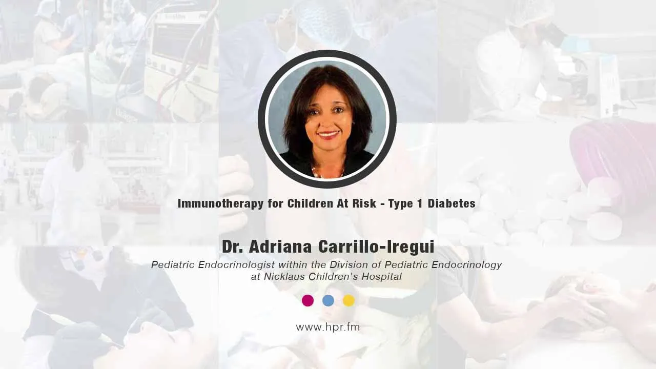 Video still from YouTube community video: Understanding Immunotherapy as an Emerging Option for Children at Risk of Type 1 Diabetes