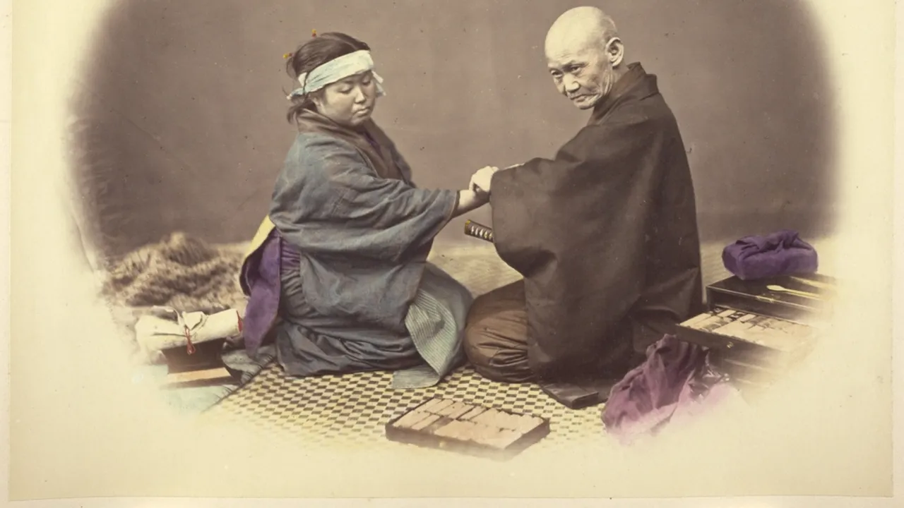 Japanese Doctor Patient Felice Beato