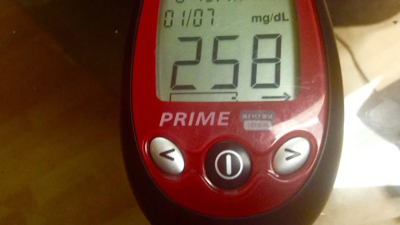 High Blood Sugar glucose over 200mg Test Results Readings Meter, 1/2015 by Mike Mozart of TheToyChannel and JeepersMedia on YouTube #High #Blood #Sugar #Glucose
