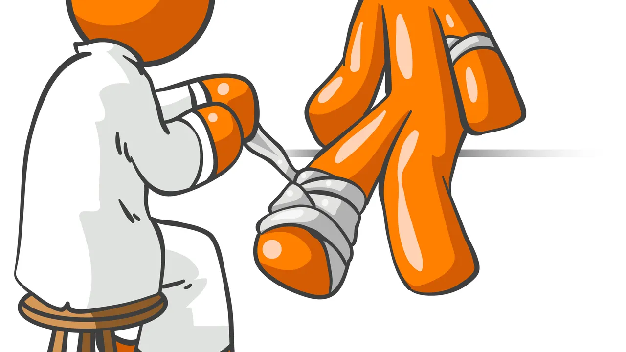 0409-vector-orange-doctor-patient