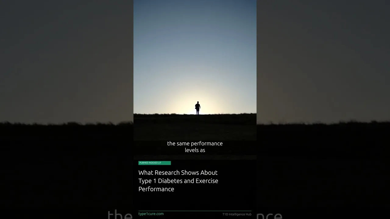 Video still from Type1Cure: Exercise and Type 1 Diabetes: What Research Actually Shows