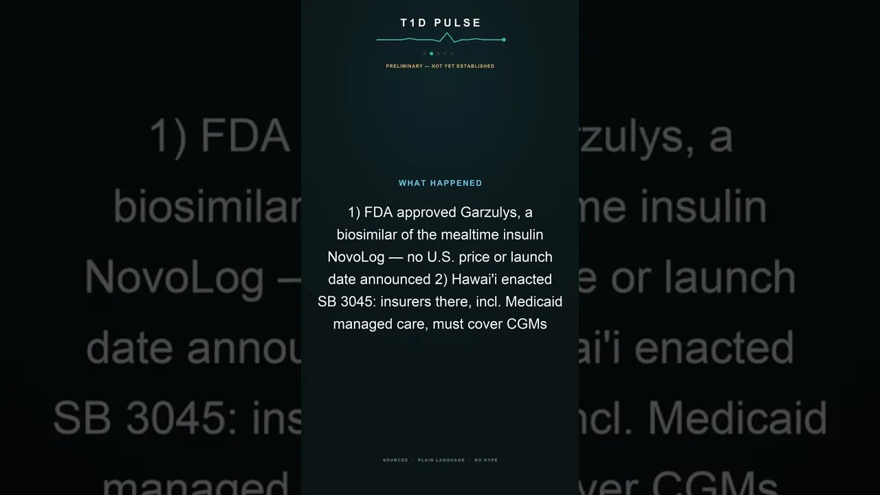 Video still from T1D Pulse: Three Recent Shifts in Type 1 Diabetes: What You Should Know