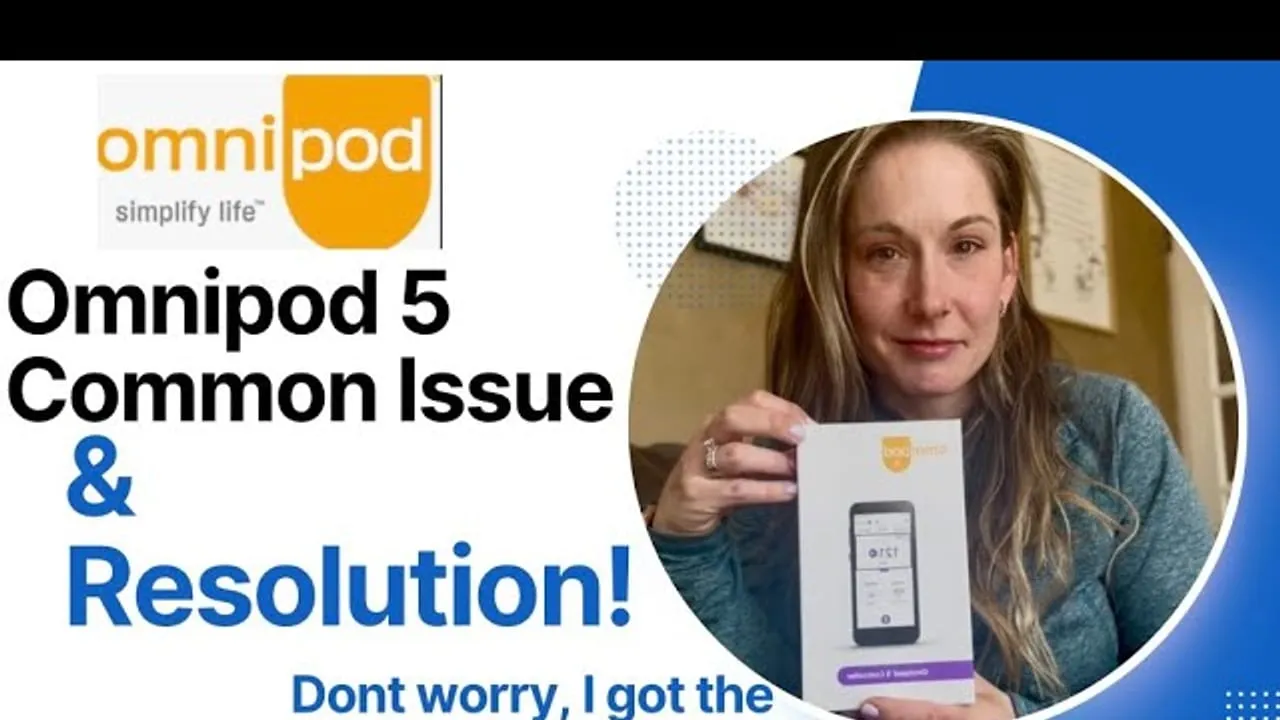 Video still from YouTube community video: When Your Omnipod 5 Keeps Failing: One User's Experience and Solution