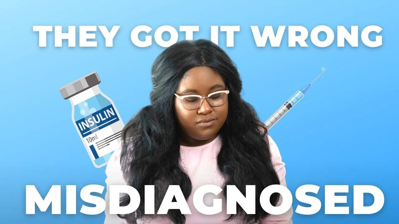 Video still from YouTube community video: One Woman's Journey Through Diabetes Misdiagnosis